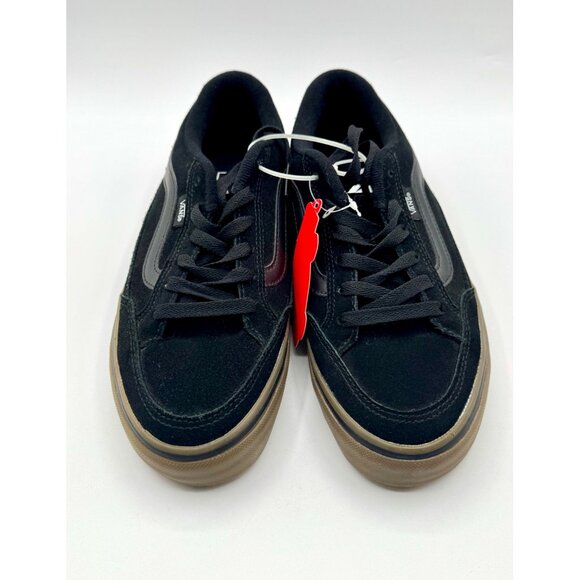 Vans Men's Youth Bearcat Black/Dark Gum Suede Skate Shoes Size 7.5 - Picture 2 of 7